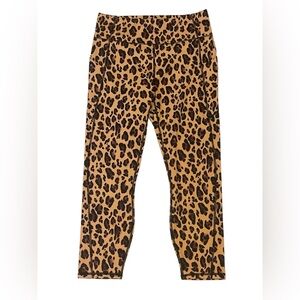 Fabletics Brown and Black Leopard Print Leggings
